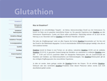 Tablet Screenshot of glutathion.de